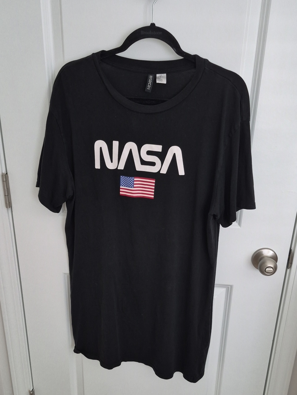 Women H&M NASA Graphic Dress in Black
